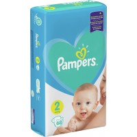 Подгузники Pampers New Baby Размер 2 (4-8 кг), 68 шт
